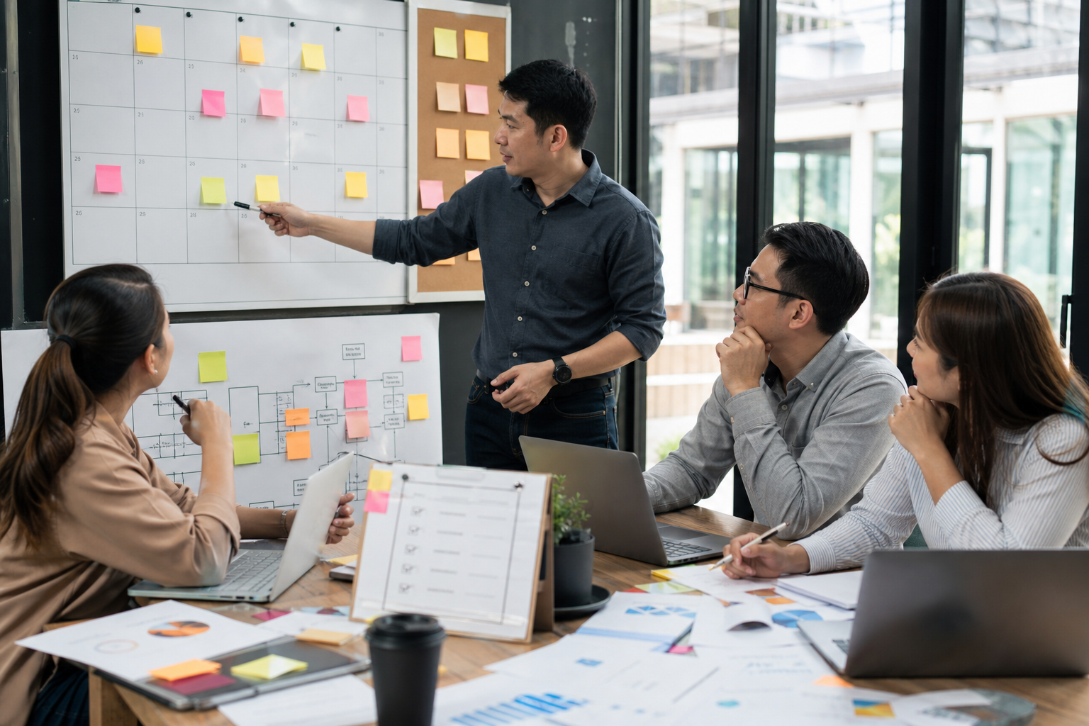 แผนภาพ 30 วันเริ่มใช้ AI Workforce ในบริษัท