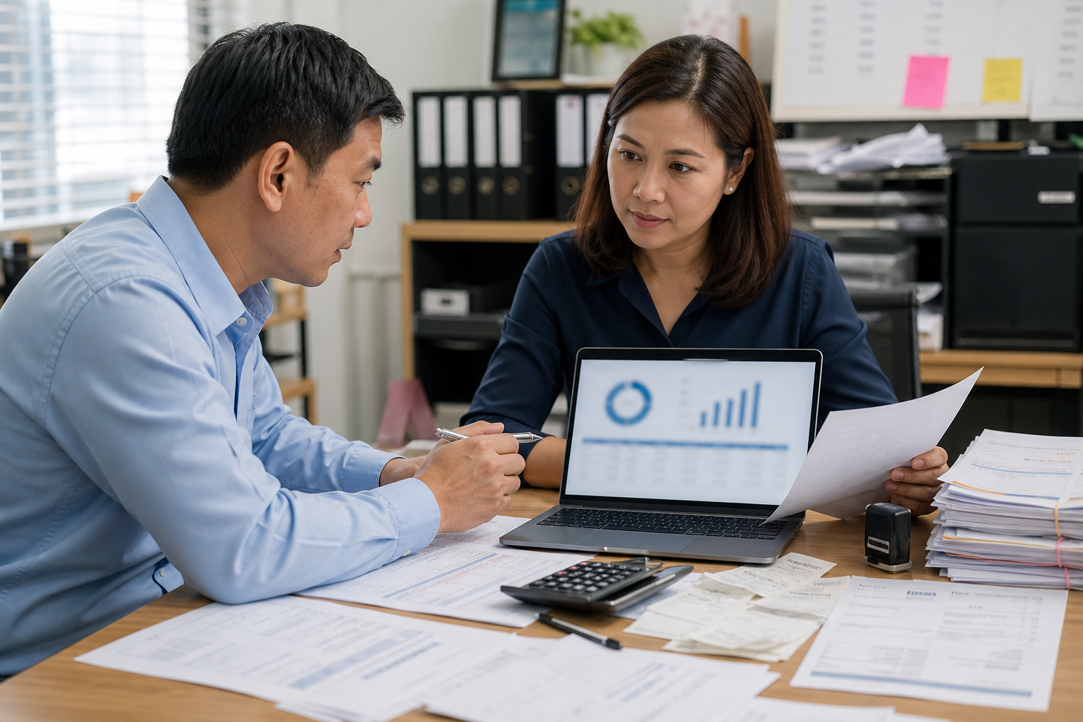 แผนภาพ AI Agent ฝ่ายการเงินช่วยตรวจเอกสารและเตรียมรายงาน