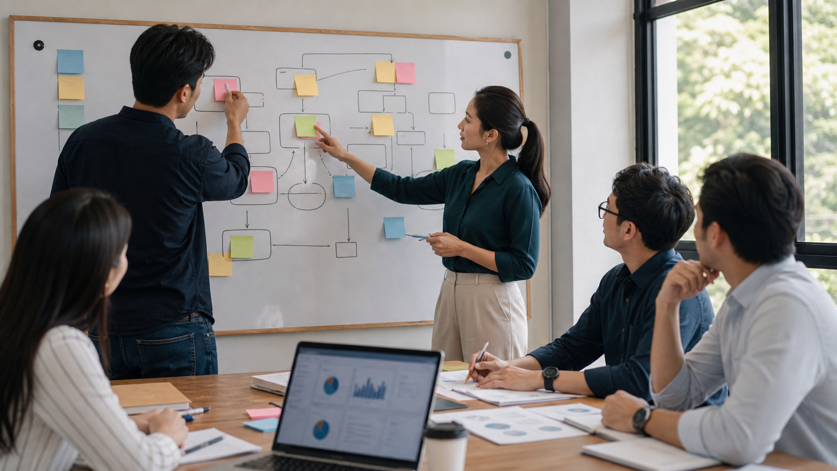 แผนภาพเลือก use case แรกสำหรับเริ่มใช้ AI ในบริษัท